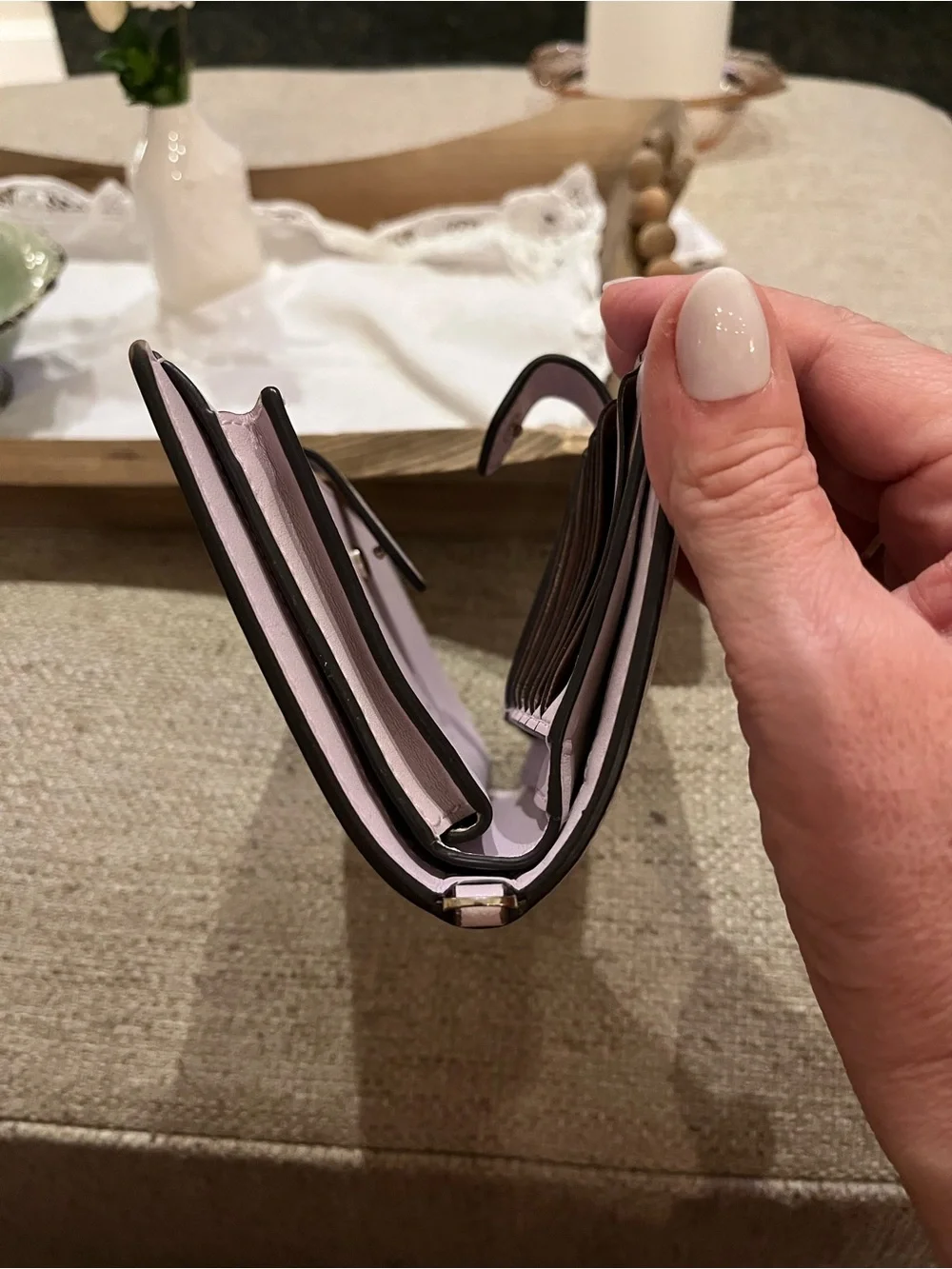 kate spade Pale Pink Saffian Wallet - Picture 10 of 10